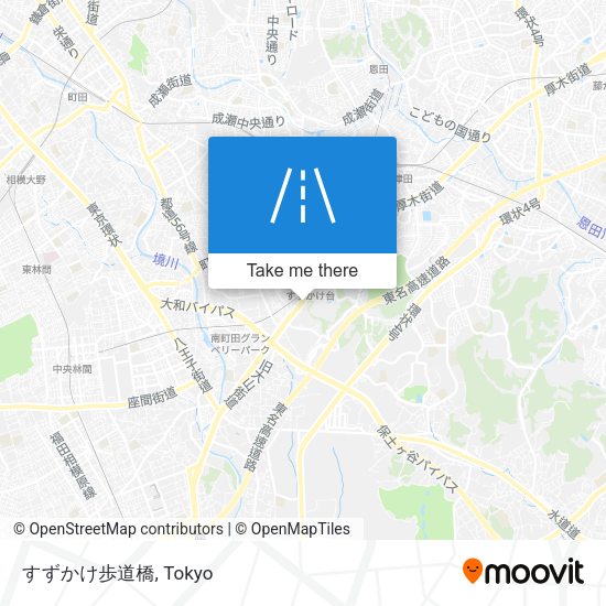 すずかけ歩道橋 map