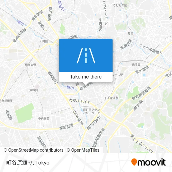 町谷原通り map