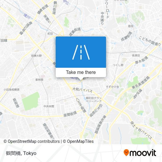 鶴間橋 map