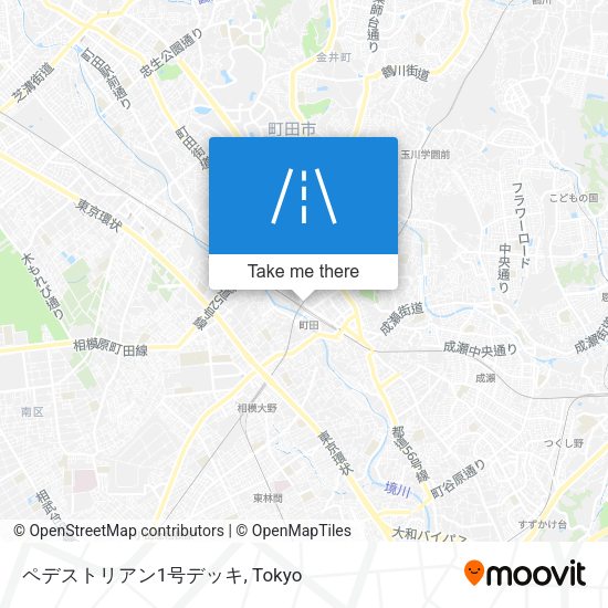 ペデストリアン1号デッキ map