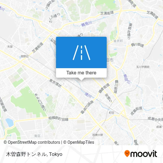 木曽森野トンネル map