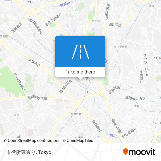 市役所東通り map