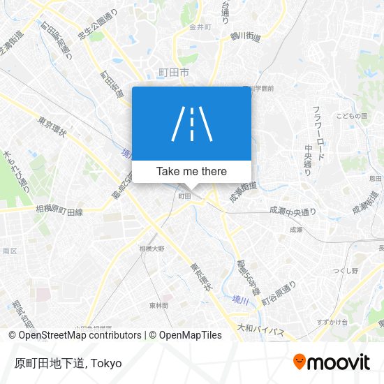 原町田地下道 map