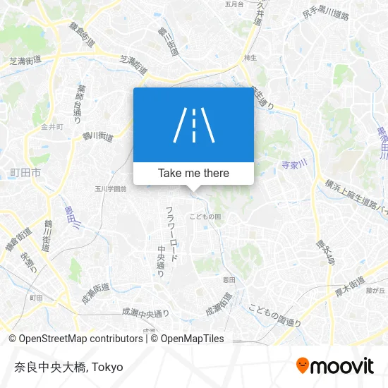 Nara Central Great Bridge map