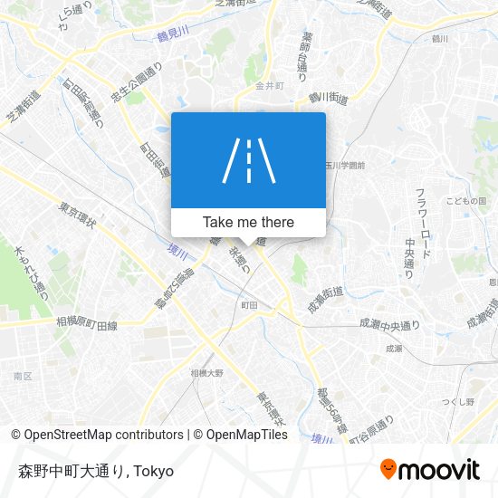 森野中町大通り map
