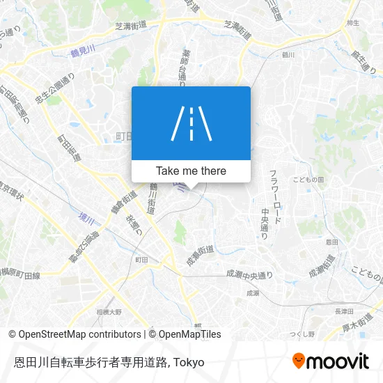 恩田川自転車歩行者専用道路 map