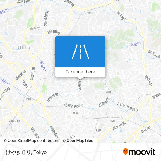 けやき通り map