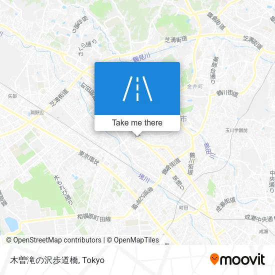 木曽滝の沢歩道橋 map