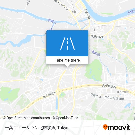 千葉ニュータウン北環状線 map