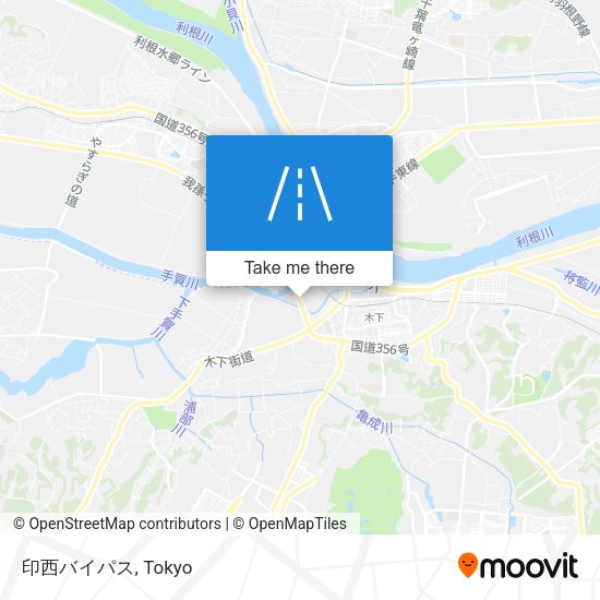 印西バイパス map