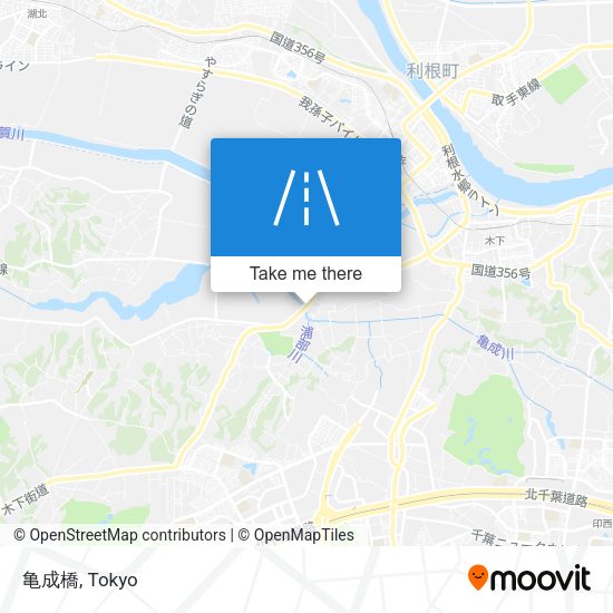 亀成橋 map