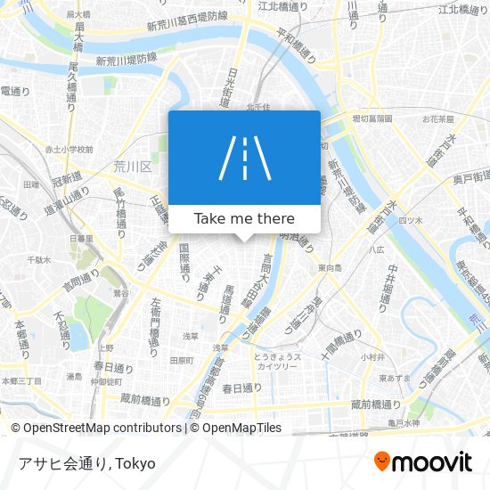 アサヒ会通り map