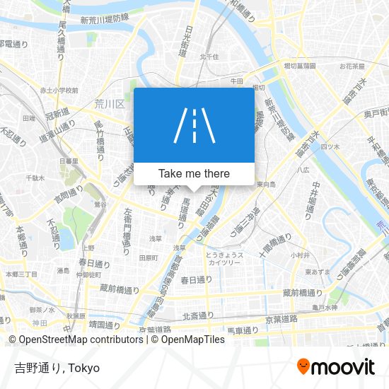 吉野通り map