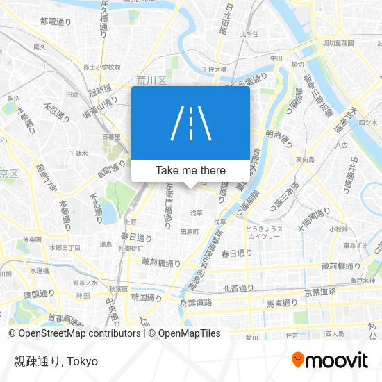 親疎通り map