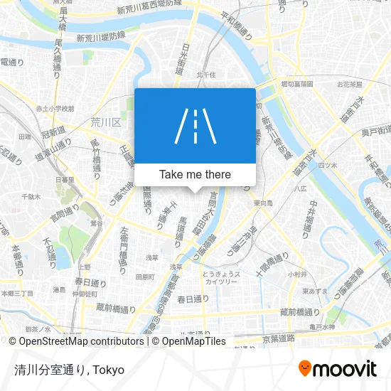 清川分室通り map