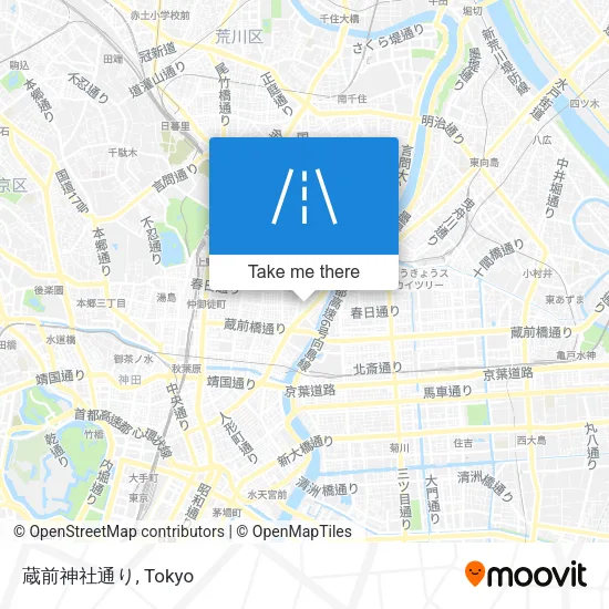 蔵前神社通り map