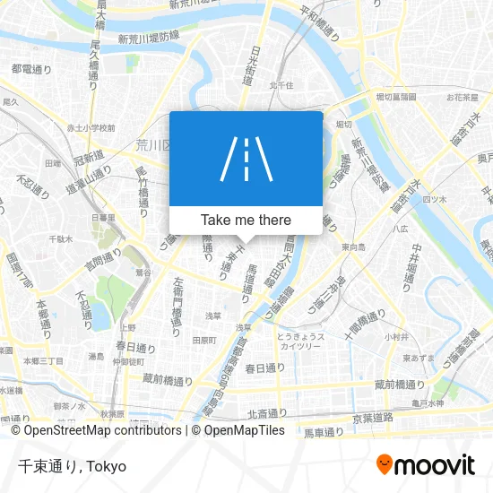千束通り map