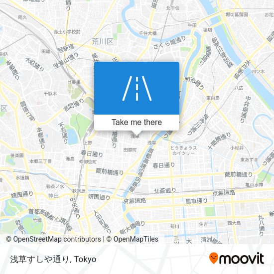 浅草すしや通り map