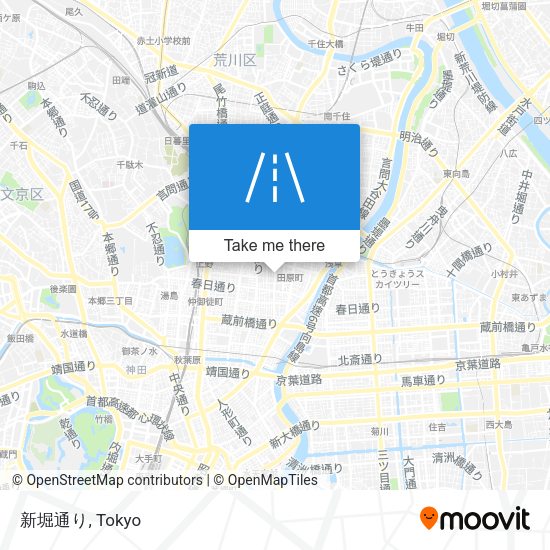 新堀通り map