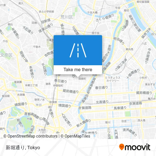 新堀通り map