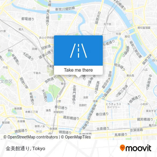 金美館通り map