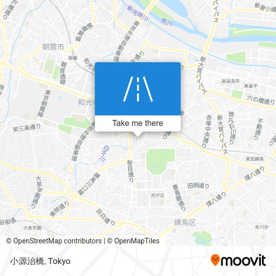 小源治橋 map