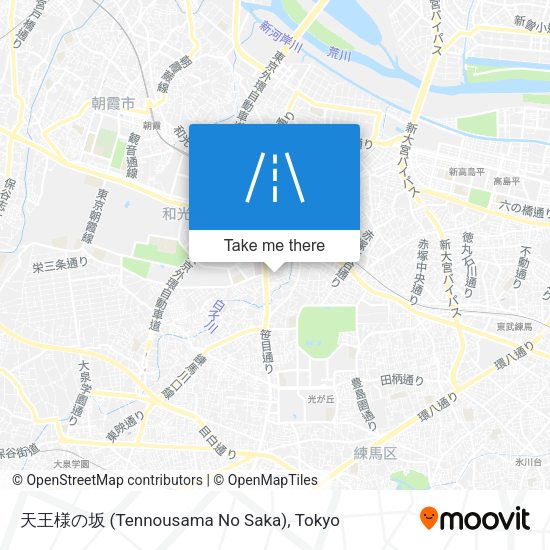 天王様の坂 (Tennousama No Saka) map