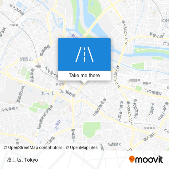 城山坂 map