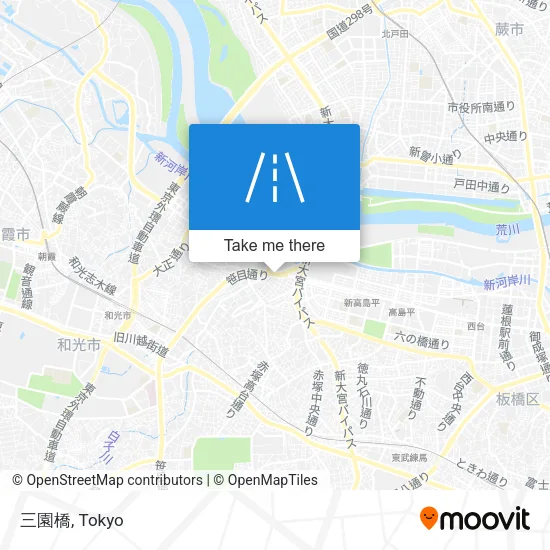 三園橋 map