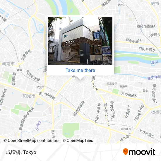 成増橋 map