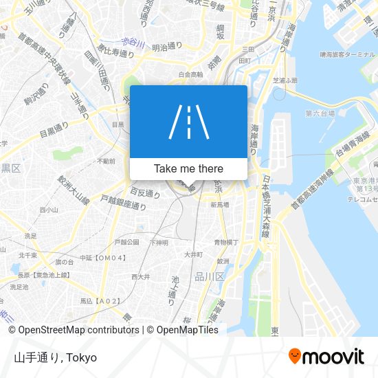 山手通り map
