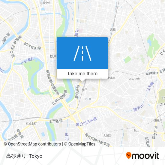 高砂通り map
