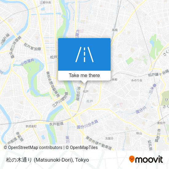 松の木通り (Matsunoki-Dori) map