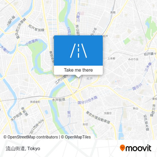 流山街道 map