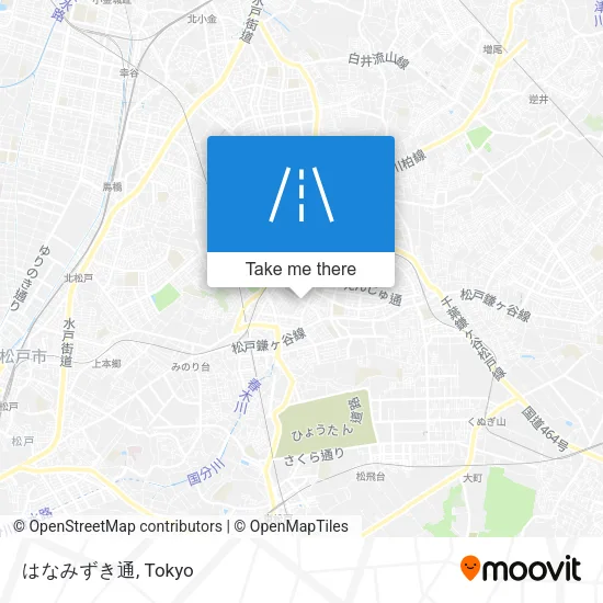 はなみずき通 map