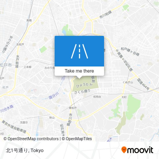 北1号通り map