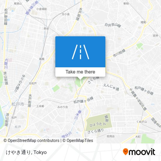 けやき通り map