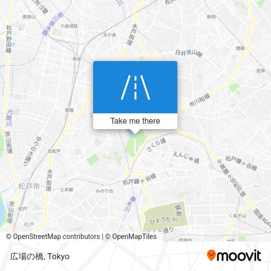 広場の橋 map