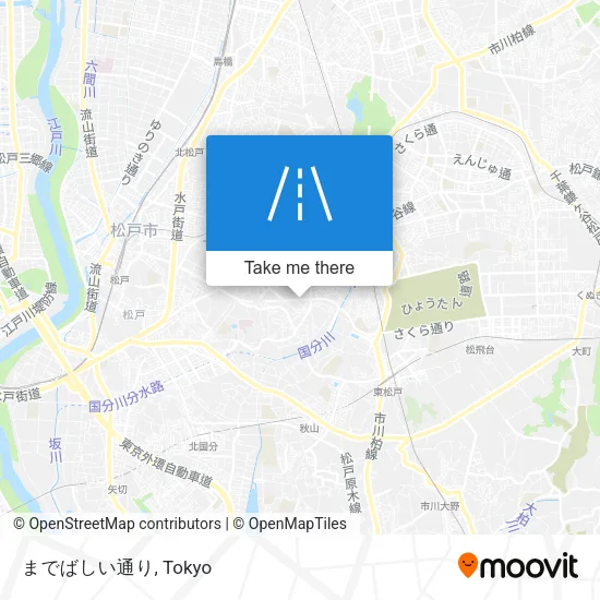 までばしい通り map