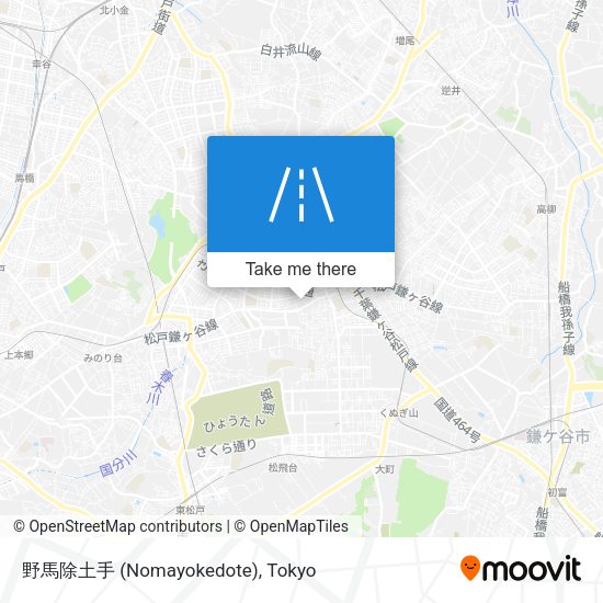 野馬除土手 (Nomayokedote) map