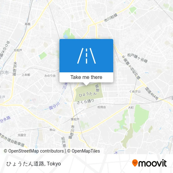 ひょうたん道路 map