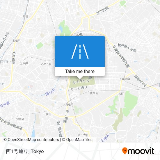 西1号通り map