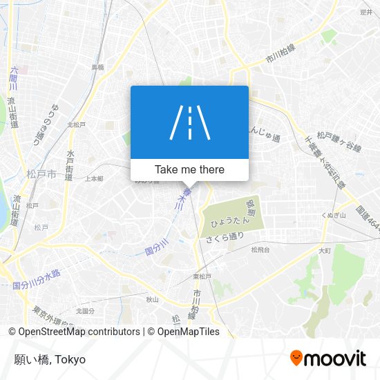 願い橋 map