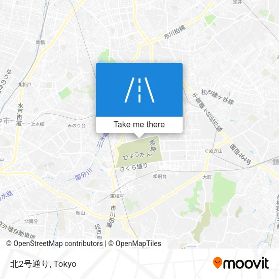 北2号通り map