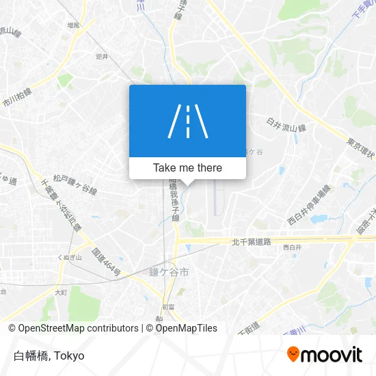白幡橋 map