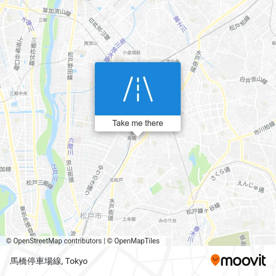 馬橋停車場線 map