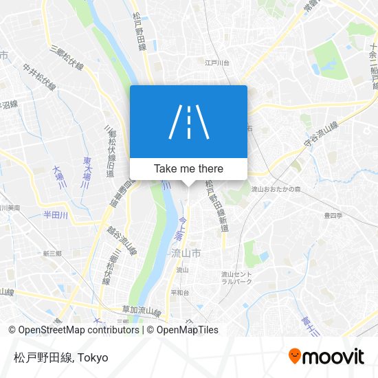 松戸野田線 map