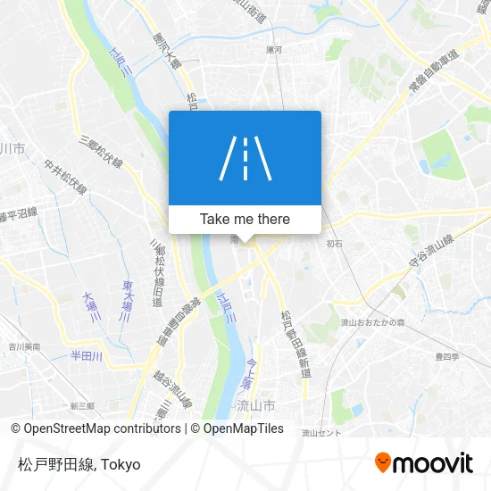 松戸野田線 map