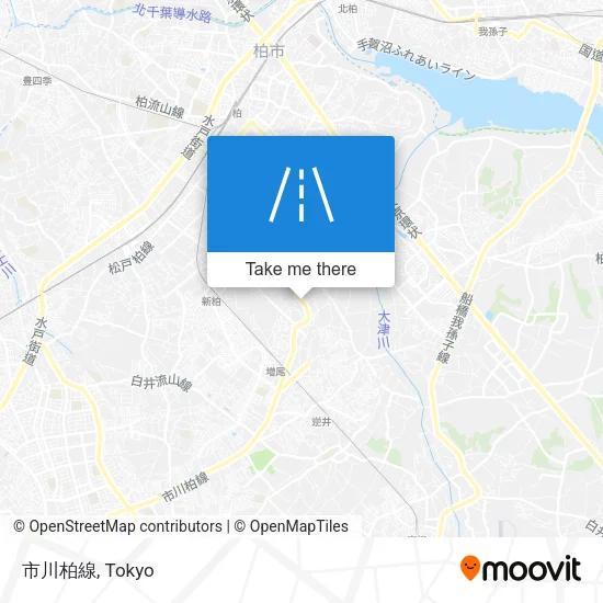 市川柏線 map