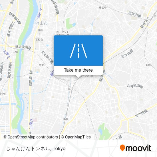 じゃんけんトンネル map